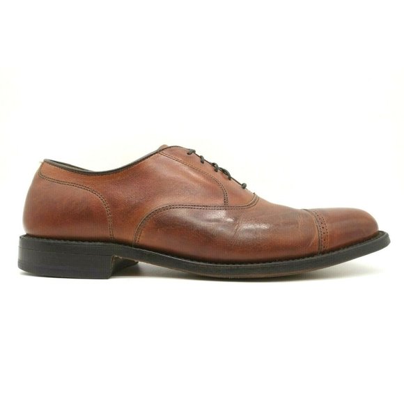 Foot Joy FJ Classics Brown Leather Cap Toe Lace Up Oxfords Shoes Men\'s 9.5 B main image 7